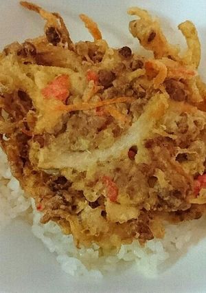 コレ一つでオカズいらず！納豆のかき揚げ丼-レシピのメイン写真