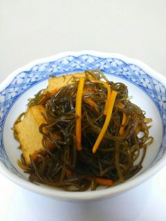 切り昆布と厚揚げの炒め煮-レシピのメイン写真