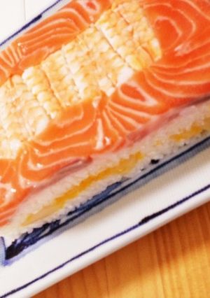 ケーキみたいな押し寿司★-レシピのメイン写真