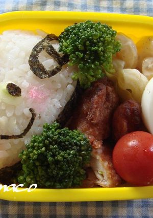 ちょま弁⑬新幹線おにぎり　幼稚園年少さん-レシピのメイン写真