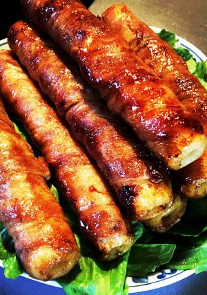 ズボラ飯シリーズ・簡単ちくわの肉巻き-レシピのメイン写真