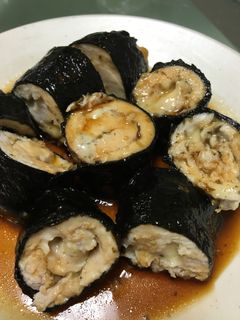 簡単!大葉ささみチーズ海苔巻き-レシピのメイン写真