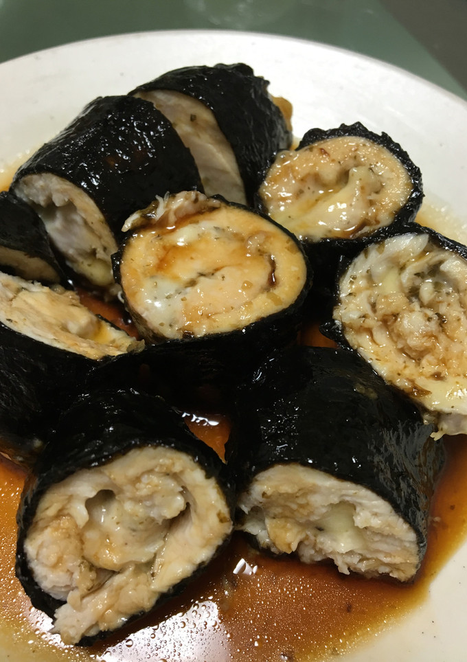 簡単！大葉ささみチーズ海苔巻き-レシピのメイン写真