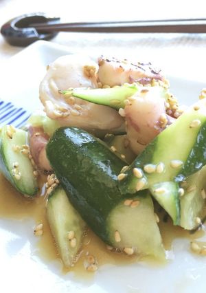 イカゲソ&胡瓜✿毎日食べたい栄養サラダ-レシピのメイン写真