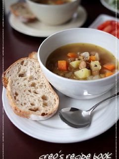 staub使用*チョリソーと野菜のスープ-レシピのメイン写真
