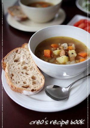 staub使用*チョリソーと野菜のスープ-レシピのメイン写真