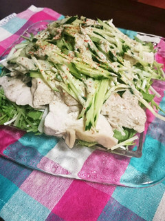簡単棒々鶏風サラダ-レシピのメイン写真