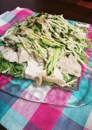 簡単棒々鶏風サラダ-レシピのメイン写真