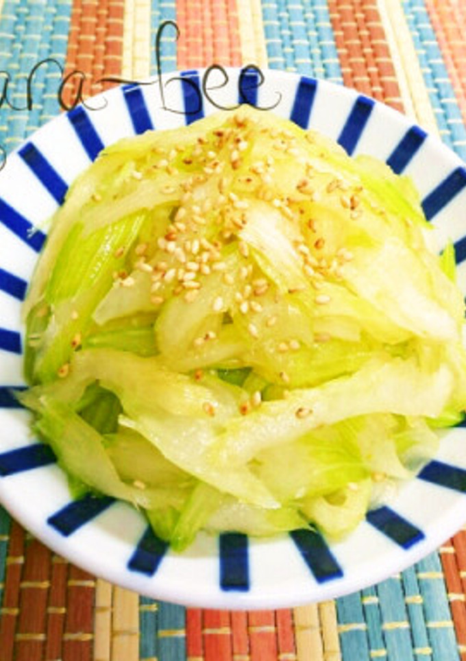 お箸が止まらない♡セロリのゆず胡椒ナムル-レシピのメイン写真