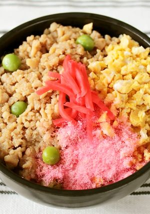 レンジであっという間に！鶏そぼろDON！-レシピのメイン写真