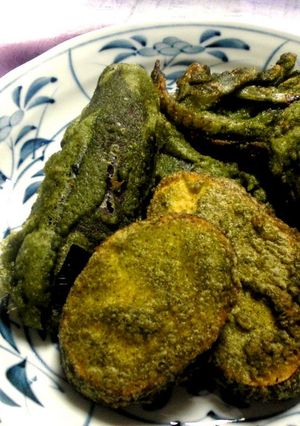 緑茶を食べよう②粉末緑茶入り天ぷら-レシピのメイン写真