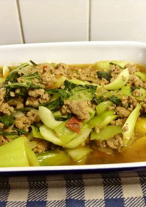 フィリピンの味♡チンゲン菜の炒め物-レシピのメイン写真