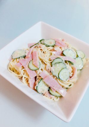 ツナマヨサラスパ-レシピのメイン写真