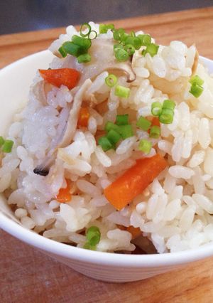 簡単エリンギ人参シーチキンの炊き込みご飯-レシピのメイン写真
