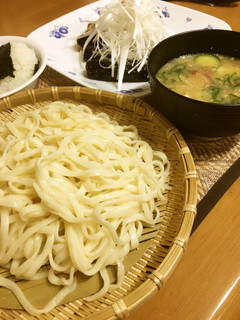 田舎の冷汁うどん-レシピのメイン写真