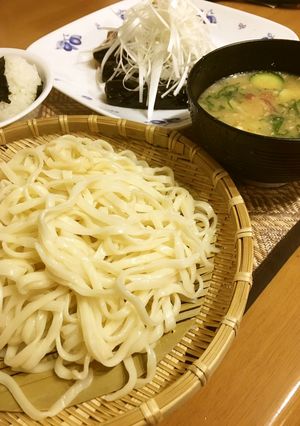 田舎の冷汁うどん-レシピのメイン写真