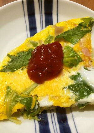 簡単美味しいオープンオムレツ-レシピのメイン写真