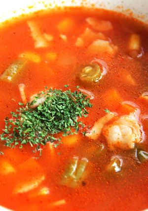 野菜ジュースで簡単　ミネストローネ-レシピのメイン写真