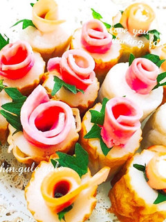 父の日に、お花風おつまみ♡-レシピのメイン写真