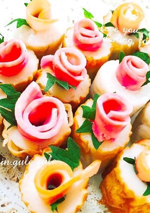 父の日に、お花風おつまみ♡-レシピのメイン写真