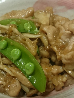 美味!スナップえんどうと豚肉炒め-レシピのメイン写真