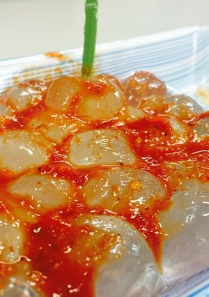 【罰ゲーム】激辛わらび餅〜赤玉〜-レシピのメイン写真