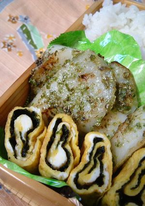 お弁当に○かまぼこのいそべ焼き-レシピのメイン写真