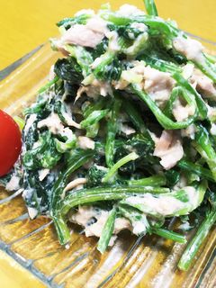 ほうれん草とツナのサラダ-レシピのメイン写真