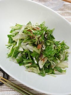 水菜と大根の梅干し和え-レシピのメイン写真