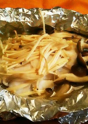 真タラと新玉ねぎのホイル焼き-レシピのメイン写真