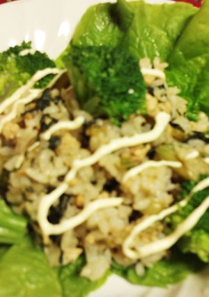 お酢が美味しい♪緑の混ぜご飯♡♡♡-レシピのメイン写真