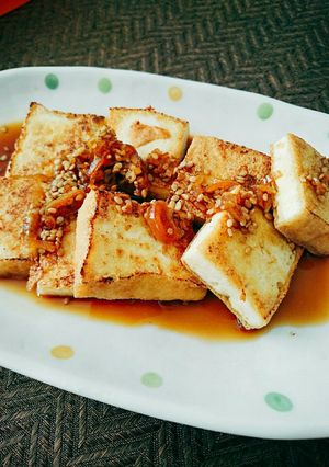 厚揚げ◎酢醤油かけ-レシピのメイン写真
