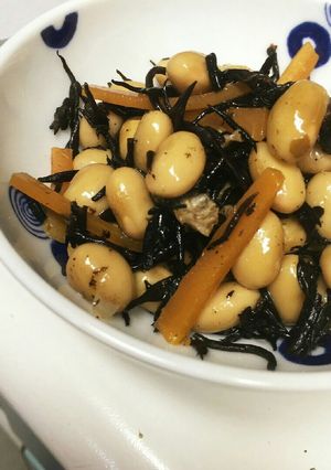 ＊ノンオイル＊美味しいひじき煮-レシピのメイン写真