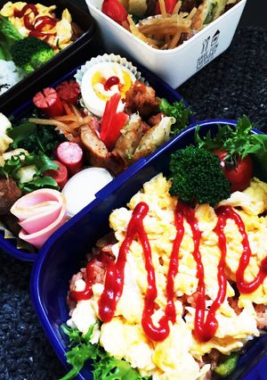お弁当に〜簡単オムライス〜-レシピのメイン写真