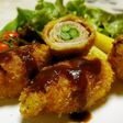 ◆粉チーズで♪豚バラのアスパラロールカツ