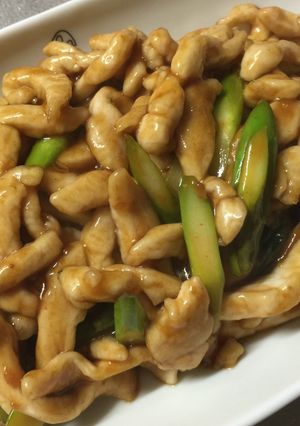 鶏胸アスパラ炒めCookDo青椒肉絲-レシピのメイン写真