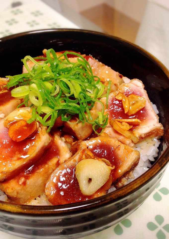 焼きマグロ丼 ᗦ↞◃-レシピのメイン写真