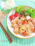 トマトチーズご飯春巻き♡