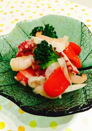 栄養オイル☆海鮮マリネサラダ-レシピのメイン写真