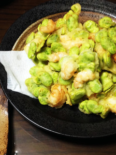 みんな大好き♡そら豆と海老の天ぷら-レシピのメイン写真