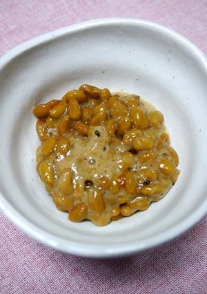 ヘルシー！納豆の玉葱ドレッシング和え-レシピのメイン写真