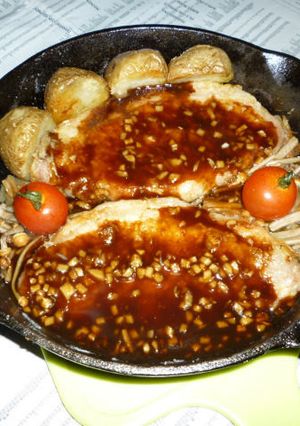 イシスキでW豚ロース・ステーキのカツ風-レシピのメイン写真
