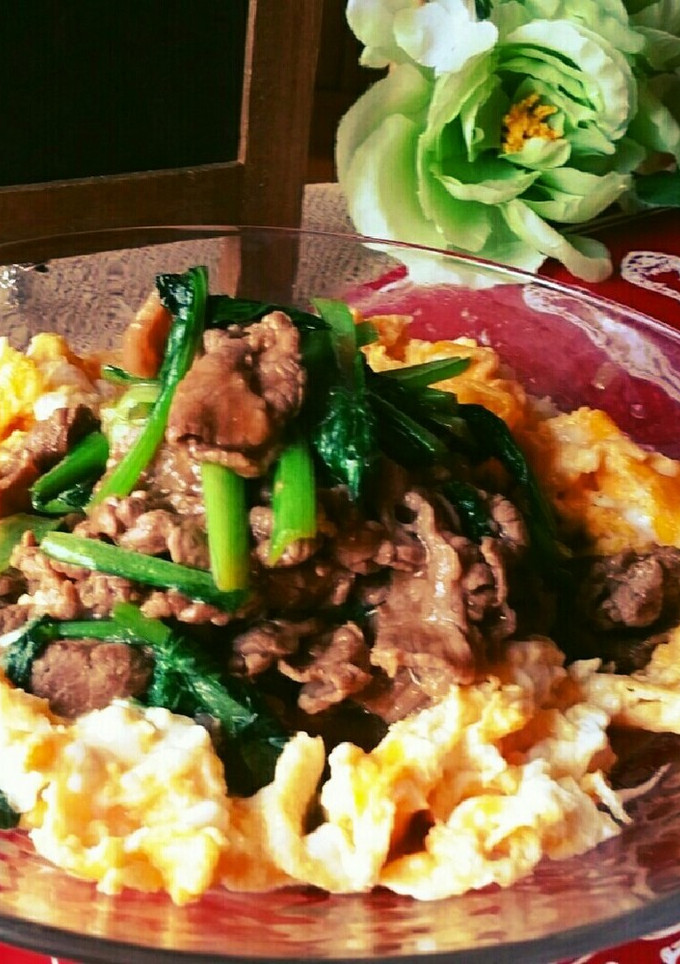牛肉と青菜のオイスター炒め-レシピのメイン写真