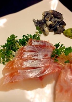 石鯛のお刺身、皮ポン酢和え-レシピのメイン写真