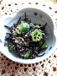 ☆ひじきとオクラの胡麻和え☆隙間お弁当!-レシピのメイン写真