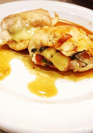 ポン酢で簡単♡鶏肉の梅しそチーズ挟み♡-レシピのメイン写真