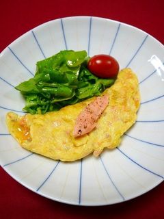 簡単!鮭の卵焼き-レシピのメイン写真