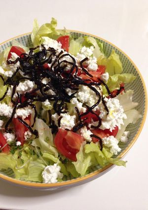 塩昆布とカッテージチーズのサラダ-レシピのメイン写真