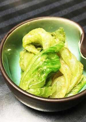 歯ごたえシャキシャキレタスの胡麻和え-レシピのメイン写真