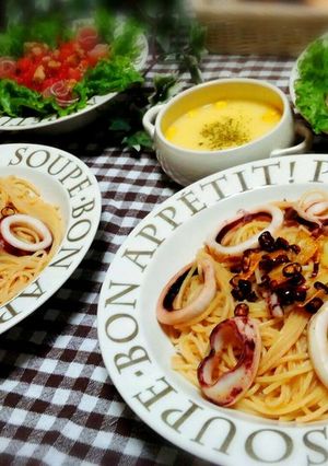 イカのペペロンチーノ-レシピのメイン写真